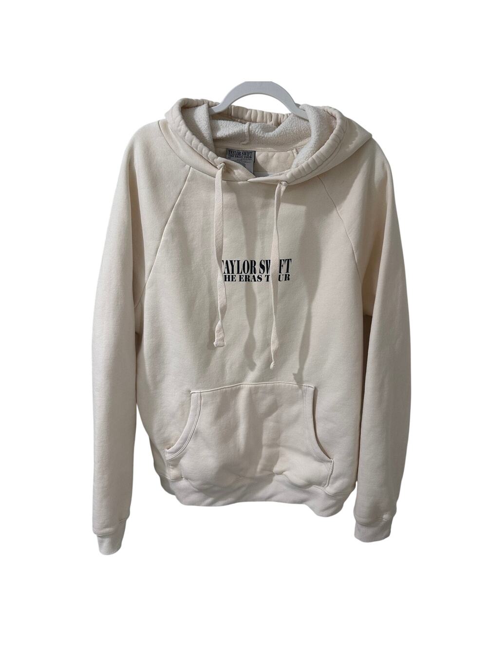 Taylor Swift The Eras Tour Pullover Hoodie | Cream | Size Small | Official Merch